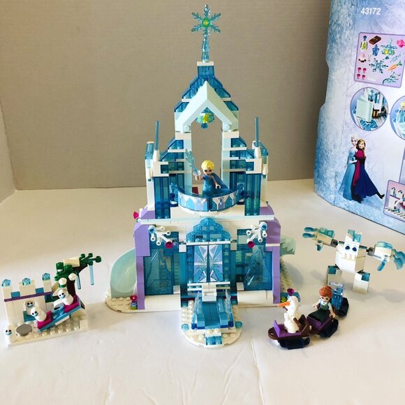 LEGO Disney Frozen 43172 Elsa's Magical Ice Palace Complete Manual Box Separator - Picture 1 of 15